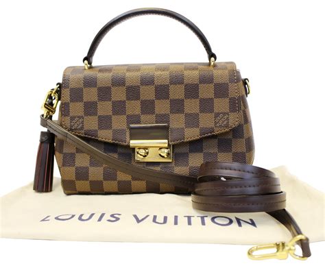 louis vuitton croisette damier ebene replica|Louis Vuitton braided croisette.